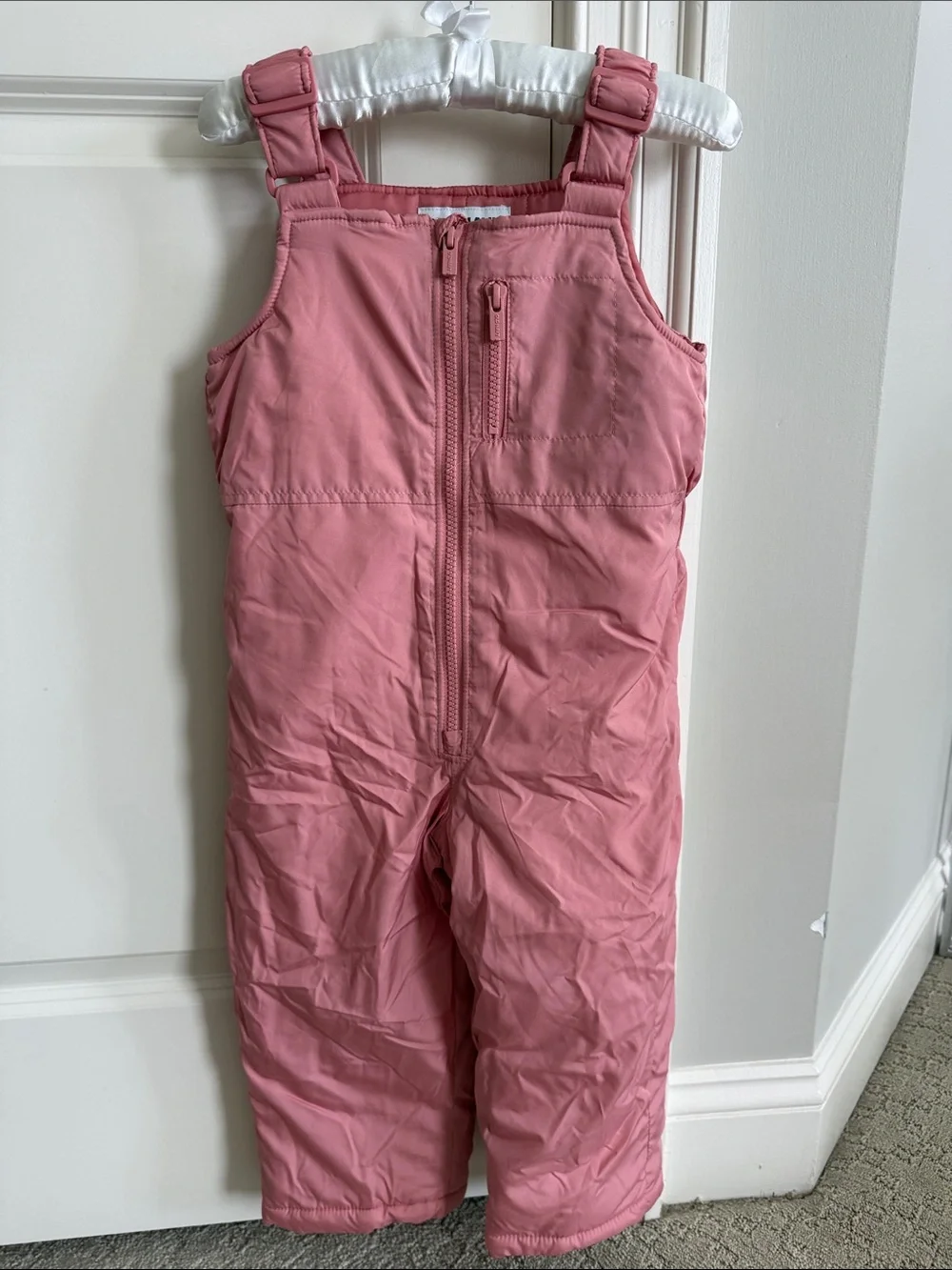 Old Navy Pink Hooded Insulated Kids Snow suit! Like new!